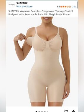 NWT ShaperX Shapewear Bodysuit